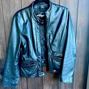 Sweet Leather Jacket Moto Style